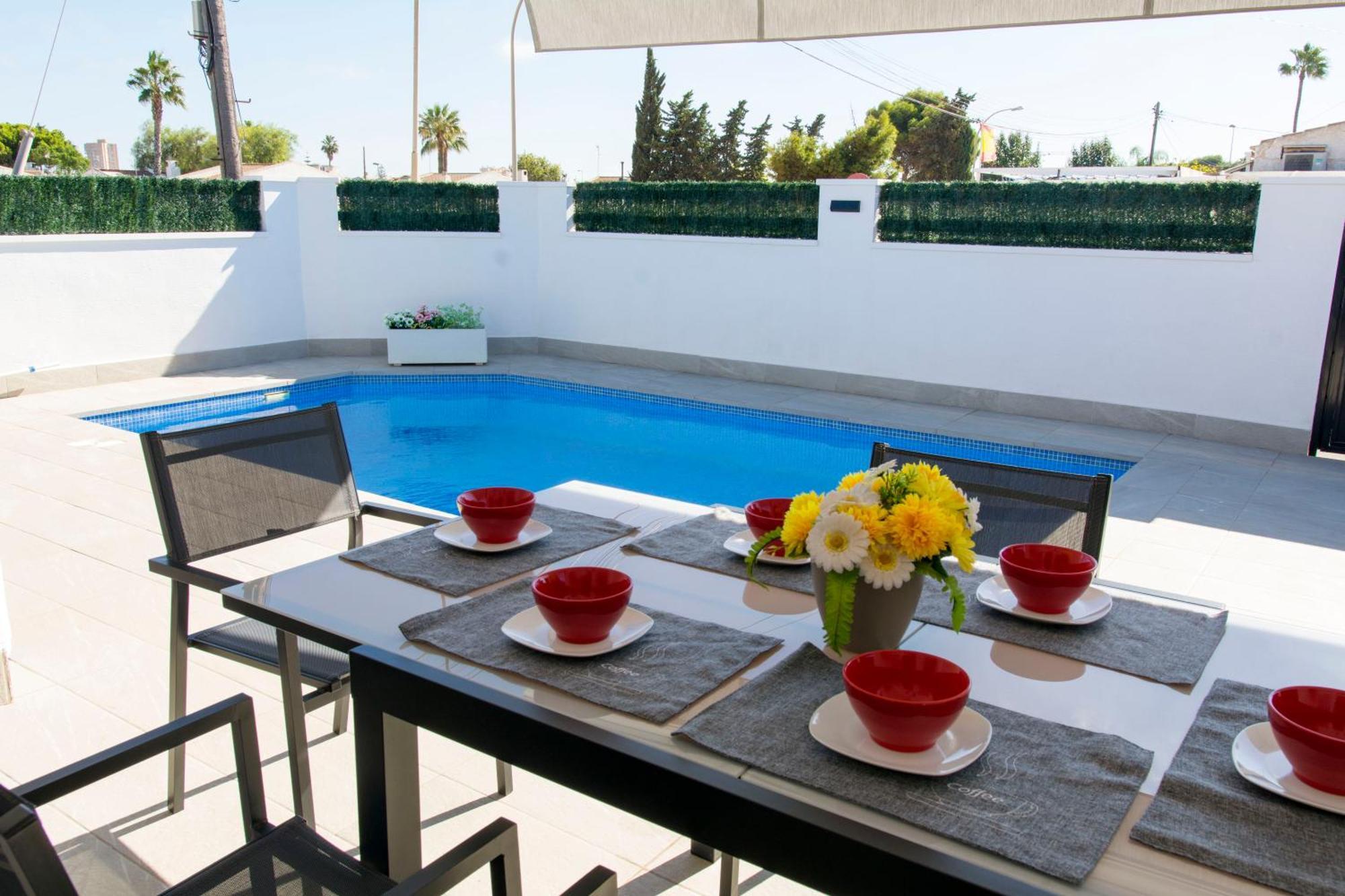 Casa Soleada Piscina Climatizada Y Privada Villa Santiago De La Ribera Exterior foto